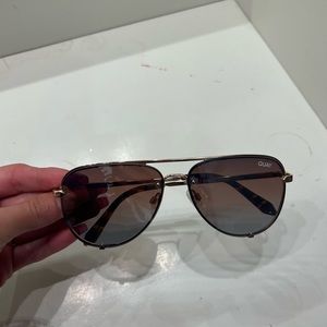 Quay Highkey Rimless Mini Sunglasses